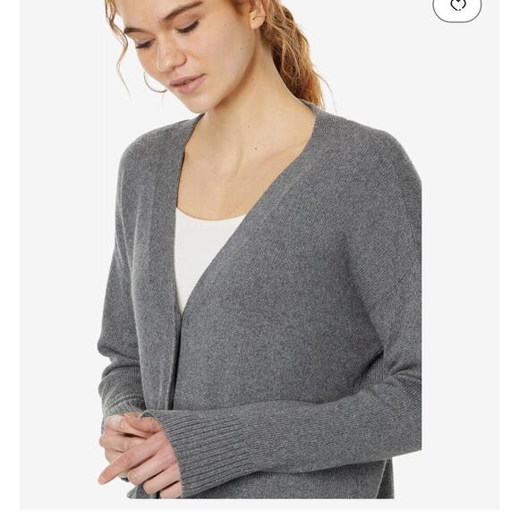 Eileen Fisher Organic Cotton Cashmere Blend Button Front Cardigan Size XS / PP - Picture 3 of 11